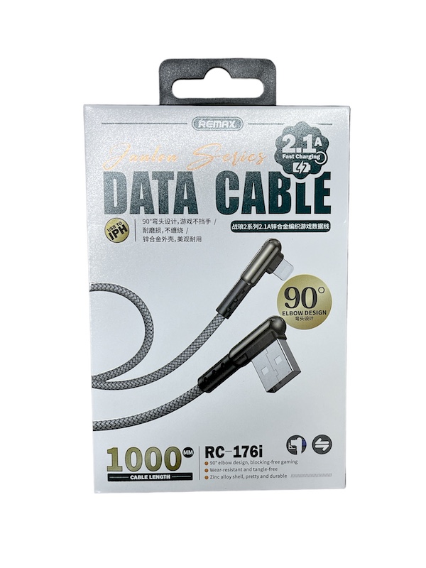 REMAX RC-176i |  Janlon 2 Series 2.1A Zinc Alloy Braided Gaming Data Cable