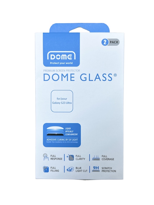 Korean Whitestone UV Dome Glass | Samsung S23 – Ultrasonic FingerPrint [2PACK GLASS]