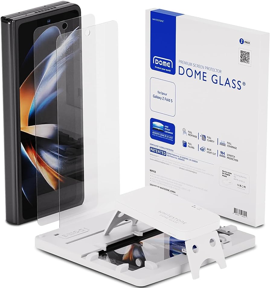 Whitestone Dome Glass | Samsung Z Fold 5 Front Screen Protector - 2 Pack