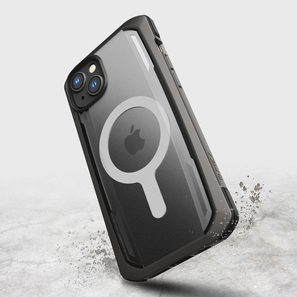 [UF2-0] Raptic Secure MagSafe [4m Drop Tested] | iPhone 14 Plus/15 Plus (6.7) - Black