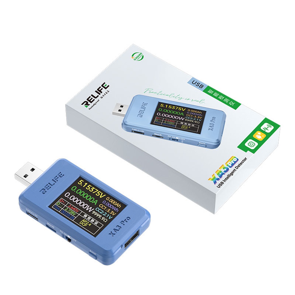 RELIFE XA3 Pro Multi-function Type-C & USB Professional Intelligent Detector