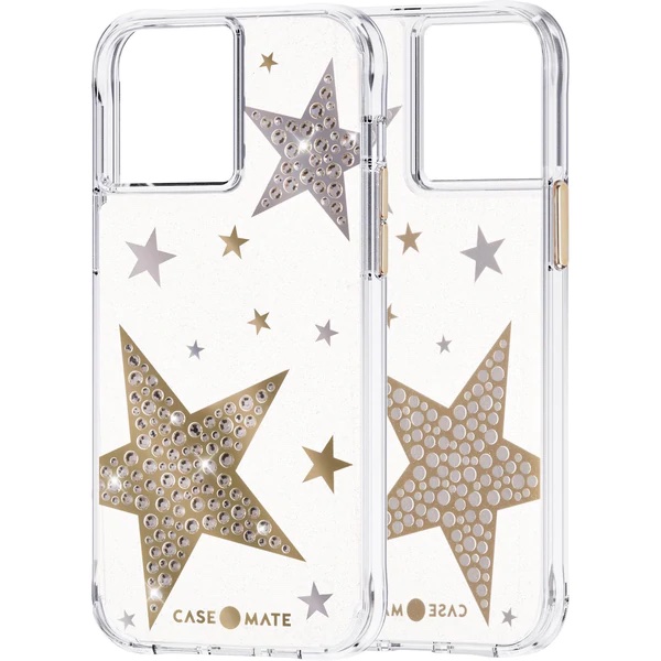 Case-Mate Sheer SuperStar | iPhone 15/14/13 (6.1) - Shinny Gemstone