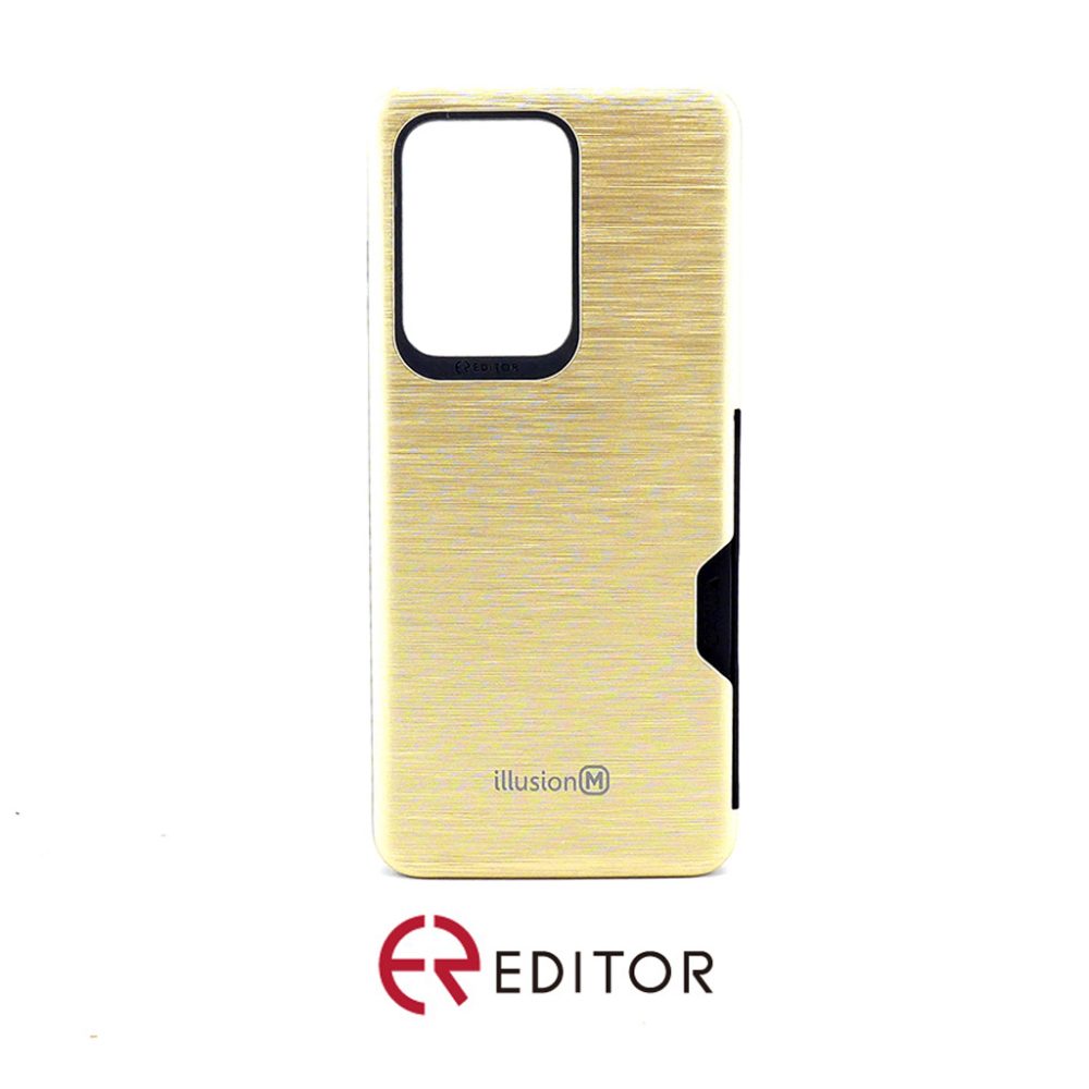 [KW1-02] Editor Illusion w/ Card Slot | Samsung Note 20 – Gold