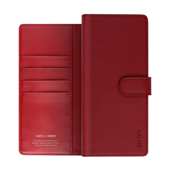 [KW7-05] Korean Simple D Basic | iPhone 11 Pro (5.8) - Red