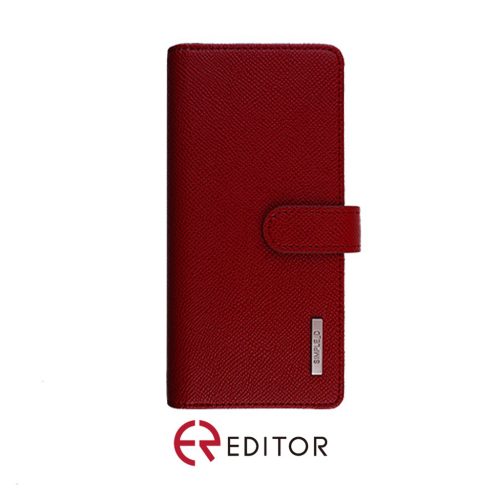 [LW1-23] Korean Simple D Double Folio | Samsung S20 Plus - Red