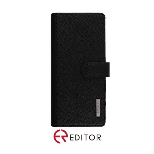 [FW7-01] Korean Simple D Folio | iPhone 11 Pro Max (6.5) - Black