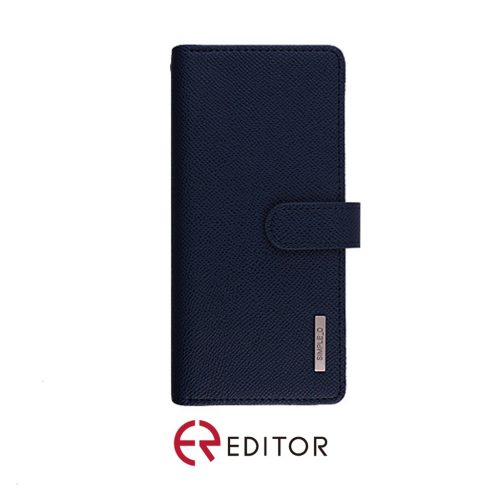 [BWF2-3] Korean Simple D Folio | iPhone XR (6.1) - Navy