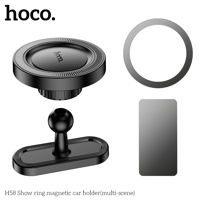 Hoco H58 Show ring magnetic car holder(multi-scene)