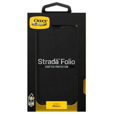 [OL-4] OtterBox Strada Folio | iPhone X/Xs (5.8) - Black