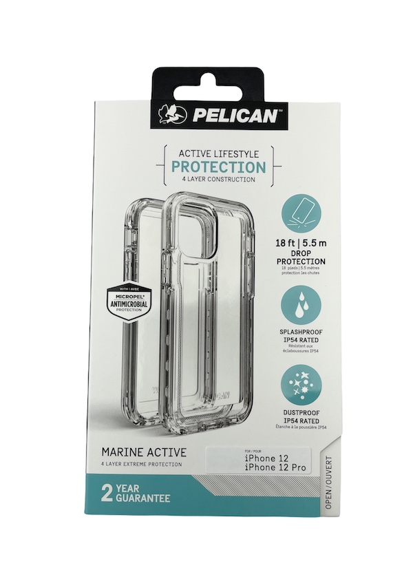 Pelican Marine Active 5.5m Drop Protection | iPhone 12/12 Pro (6.1) - Clear