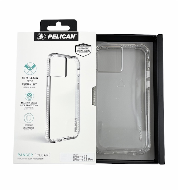 [UR4-3] Pelican Ranger 4.5m Drop Protection | iPhone 12/12 Pro - Clear