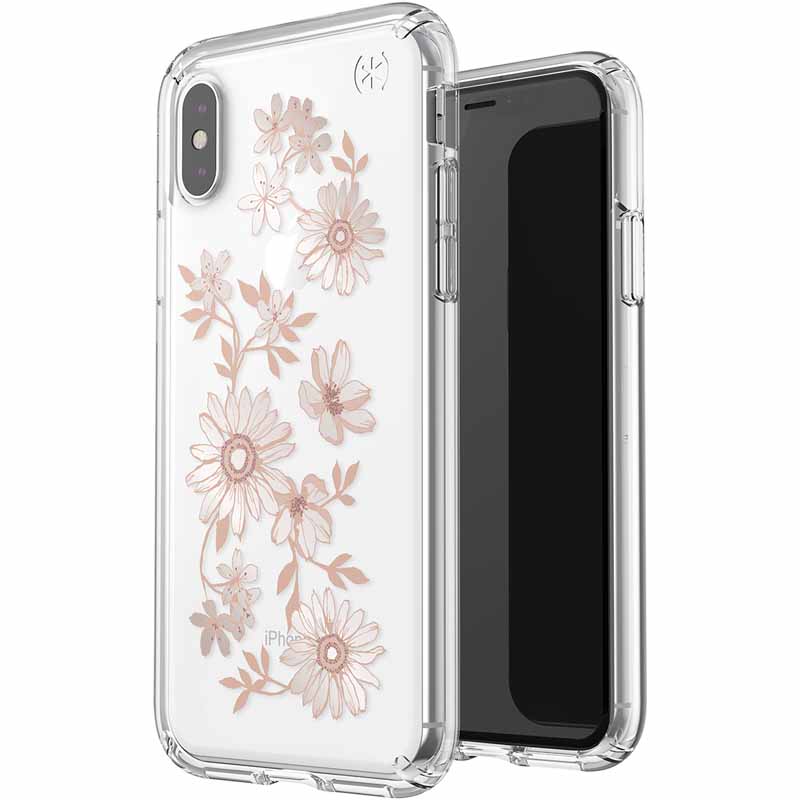 Speck Presidio Clear + Print | iPhone X/Xs - Fairytale Floral