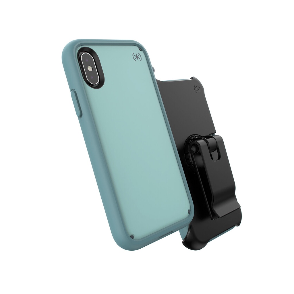 Speck Presidio Ultra | iPhone X/XS - Aquifer Blue/Arctic Blue/Stormy Grey