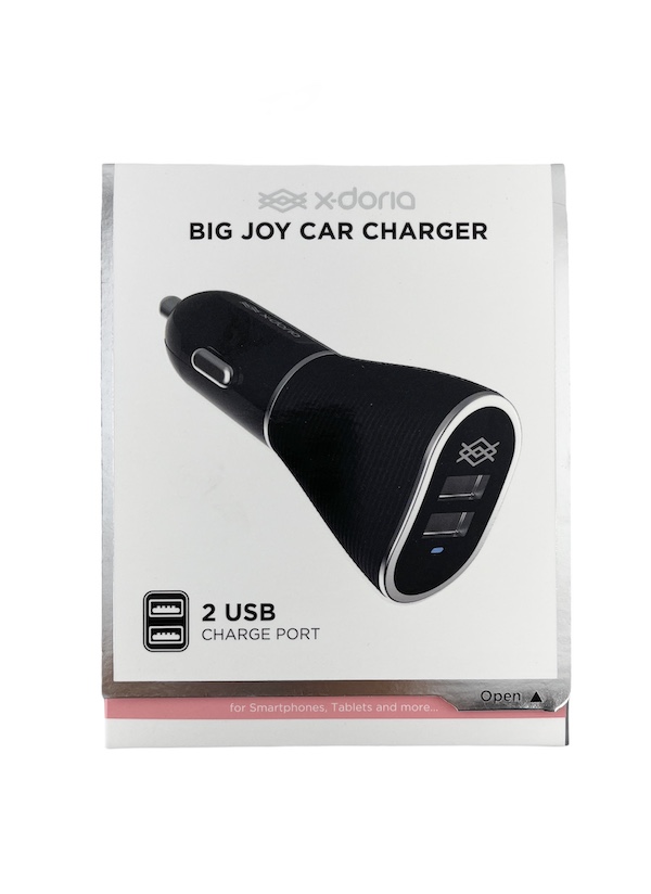 X-doria Big Joy | Dual USB Ports Car Charger 2.4A