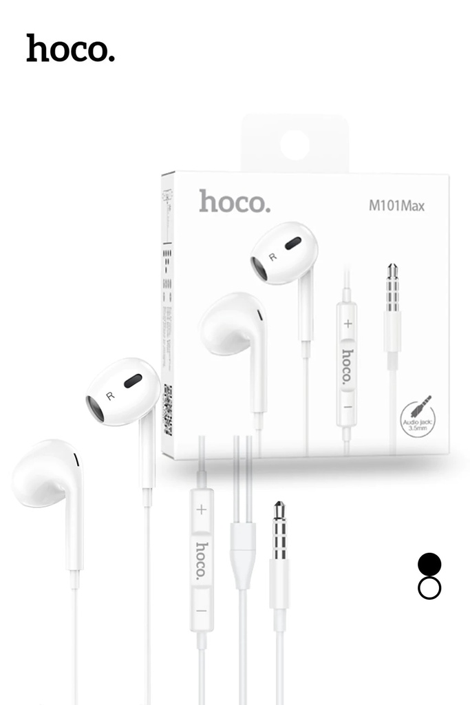 Hoco M101 Max | Crystal grace wire-controlled earphones with microphone