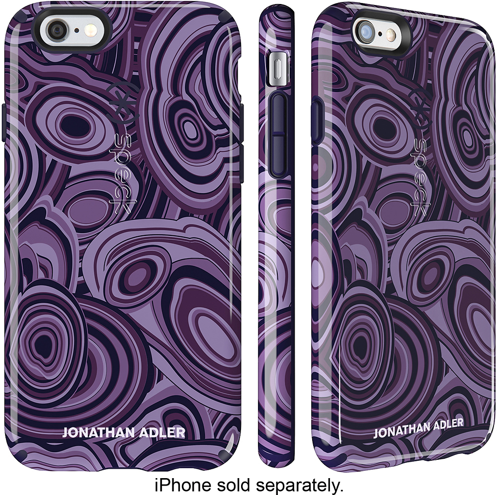 [BWF6-02] Speck Jonathan Adler CandyShell | iPhone 6 Plus/6S Plus – Malachite Purple/Berry Black Purple