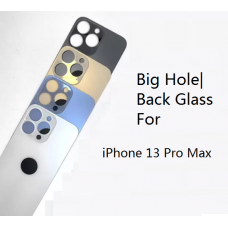 HQ Back Glass Logo Large Hole | iPhone 13 Pro Max  - All Colours