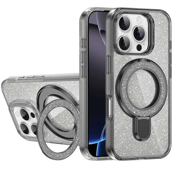 Nico Sparkle Ring Stand | iPhone 16 Pro - Wireless Charging Compatible