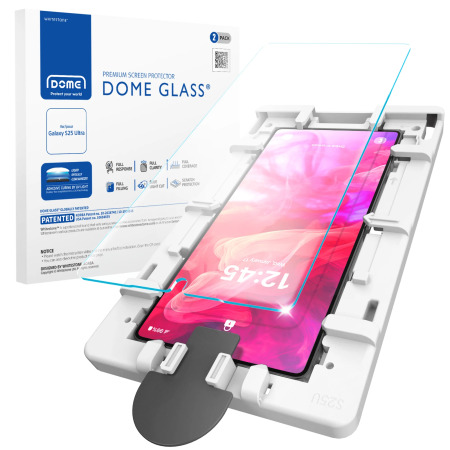 Korean Whitestone UV Dome Glass | Samsung S26 Ultra – Ultrasonic FingerPrint [2PACK GLASS]