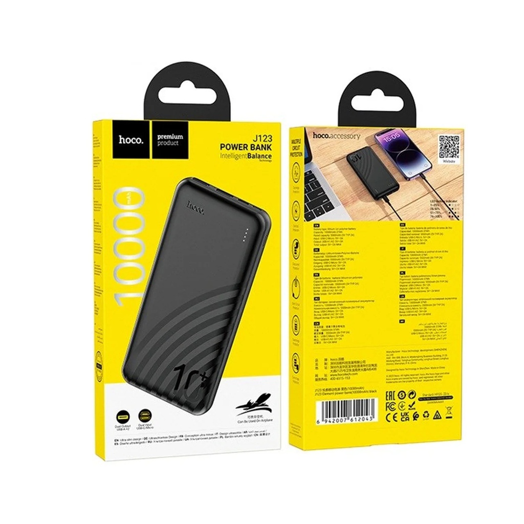 Hoco J123 Element power bank(10000mAh)