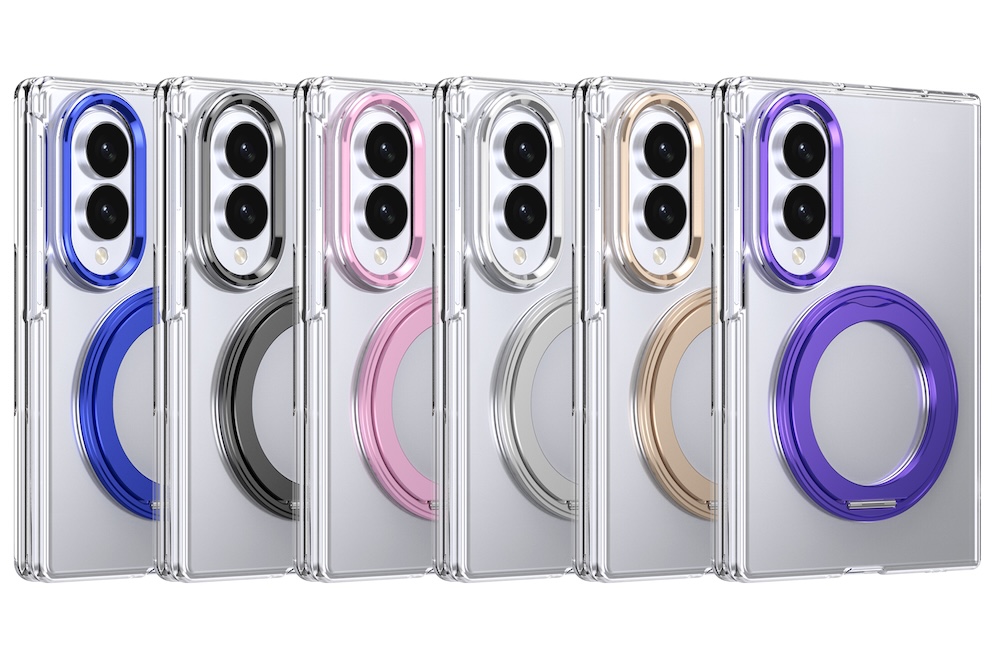 COCO Ring Stand Crystal | Samsung Fold8 WIDE /w Tempered Glass Protector [2pcs Front/Back]