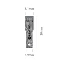 MiJing DP24 8.1mm Strong Carbon Steel Adhesive Removal Blades 5Pcs