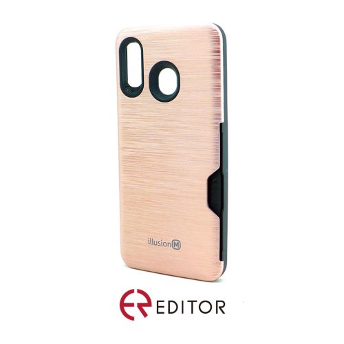 Editor Illusion w/ Card Slot | Samsung A20/30 – Rose Gold