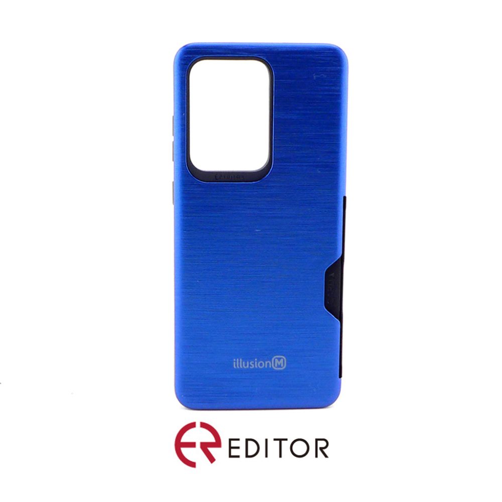 [BWF10-3] Editor Illusion w/ Card Slot | Samsung Note 20 – Blue