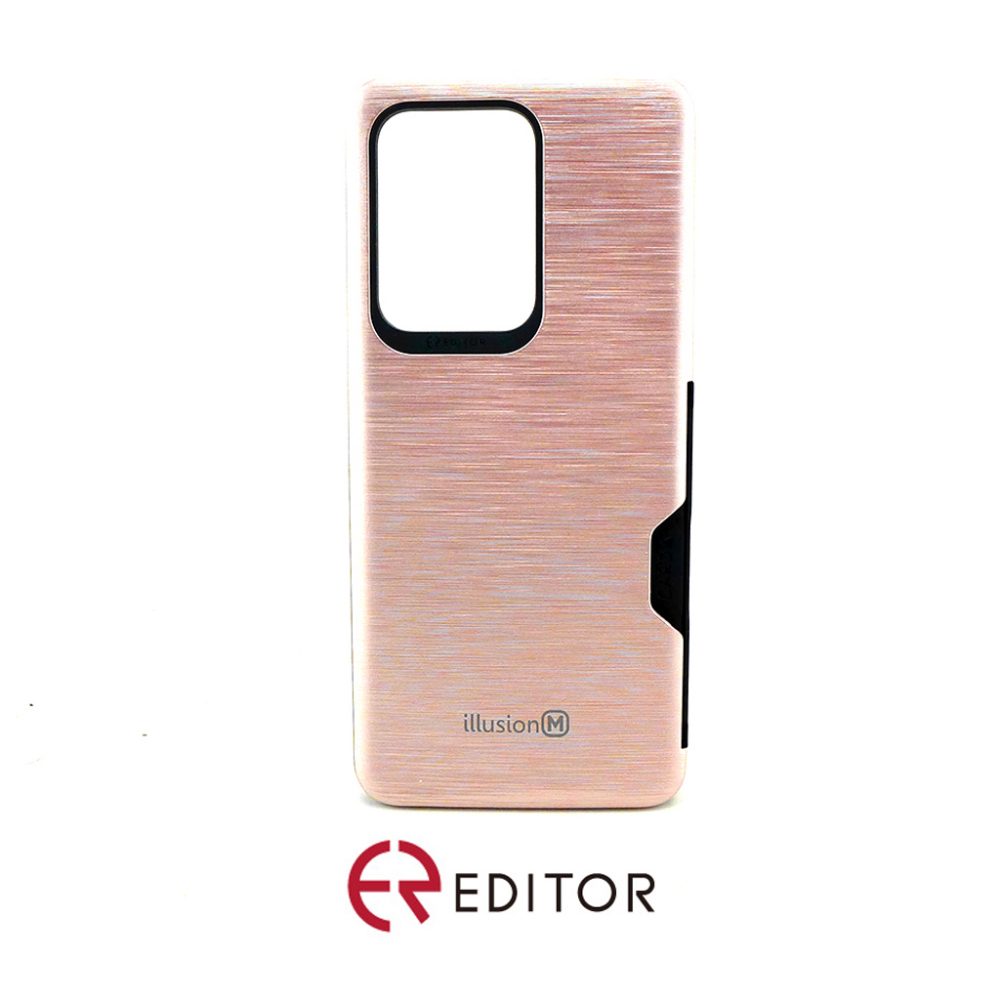 [BWF10-3] Editor Illusion w/ Card Slot | Samsung Note 20 – Rose Gold