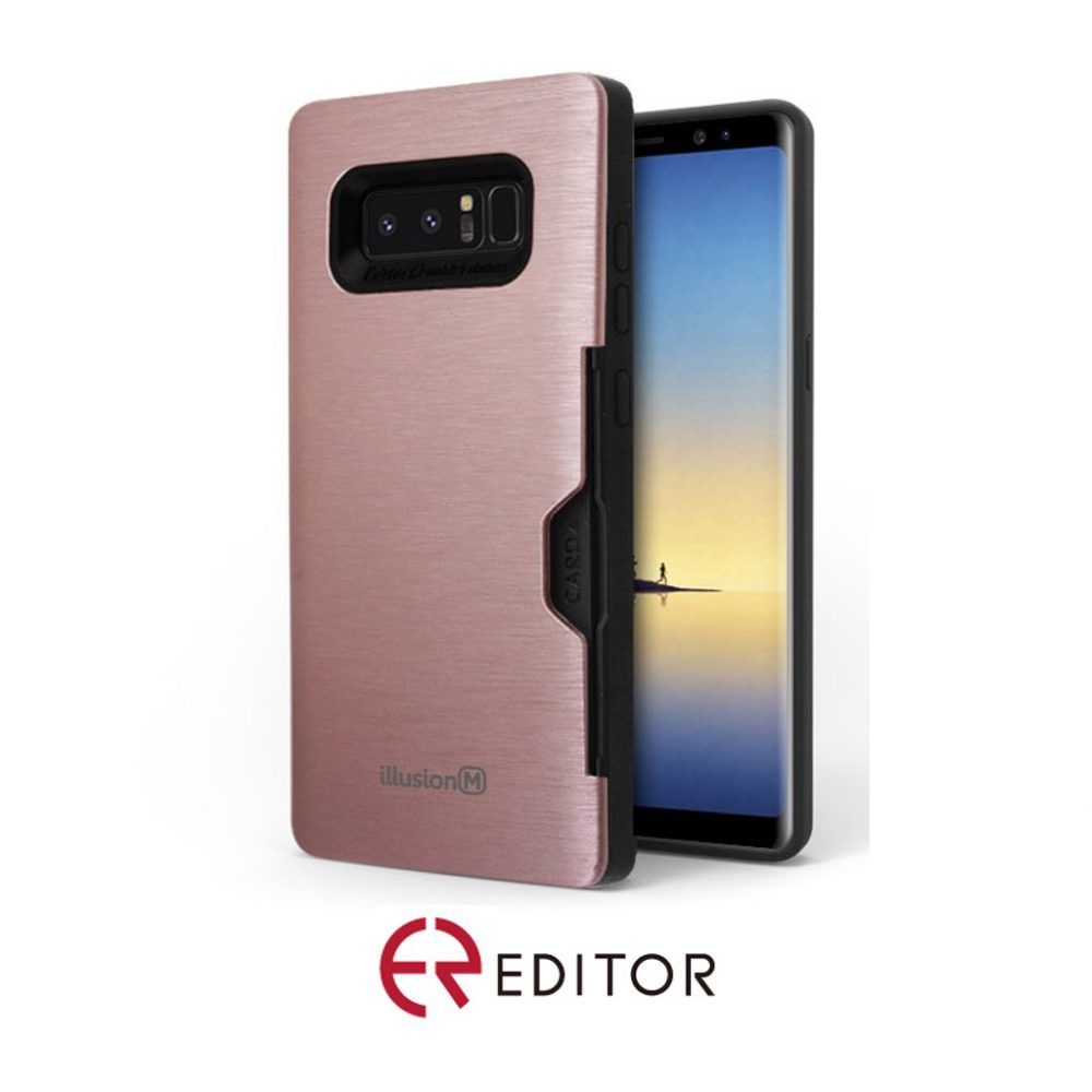Editor Illusion w/ Card Slot | Samsung S10 – Rose Gold