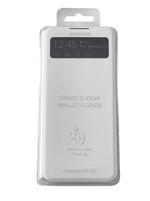 [IF1-5] Genuine Samsung Smart S View Wallet Cover | Samsung A42 5G - White