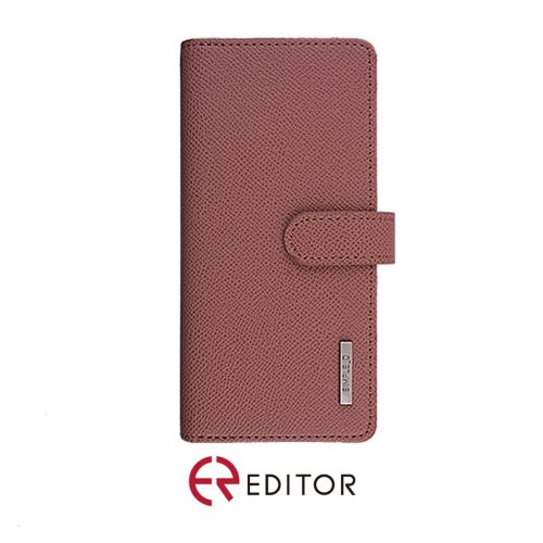[FW8-07] Korean Simple D Double Folio | Samsung S22 Ultra (6.9) – Rose Gold